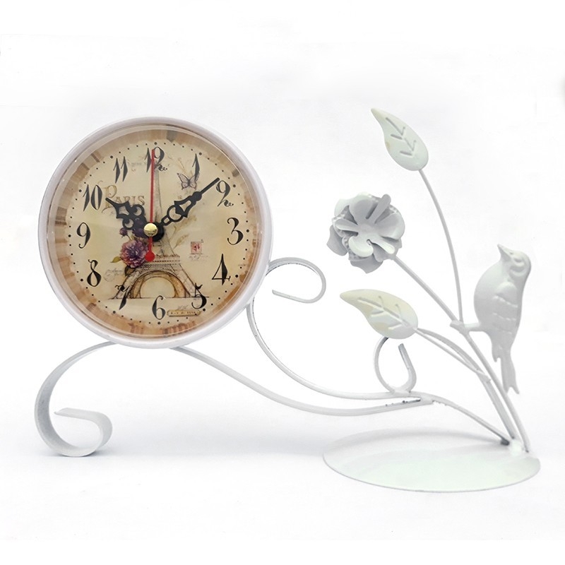 Ceas cu pasari (15x25 cm) - Alb