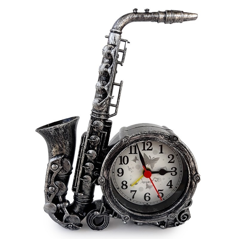 Ceas de masa - saxofon (13x20 cm) Ceas de masa - saxofon (13x20 cm)