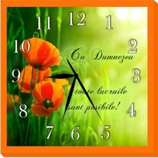 Ceas cu mesaj - Cu Dumnezeu toate lucrurile sunt posibile Ceas cu mesaj - Cu Dumnezeu toate lucrurile sunt posibile