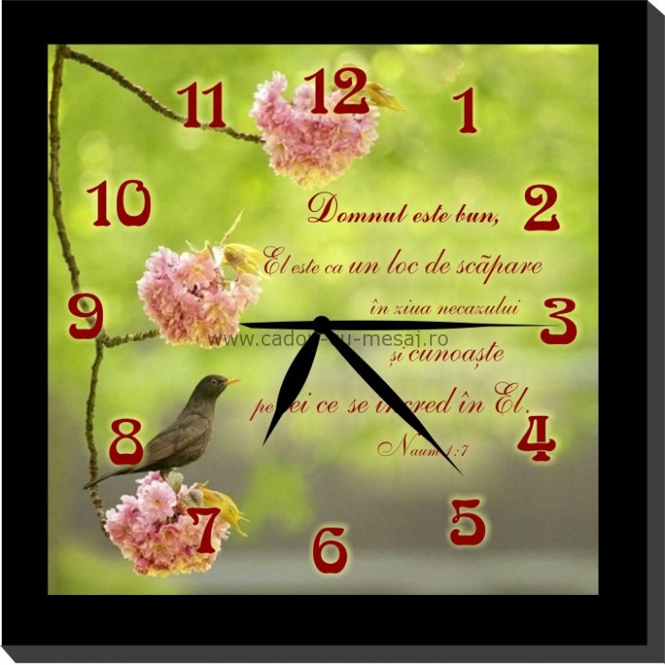 Ceas cu mesaj- Domnul este bun
