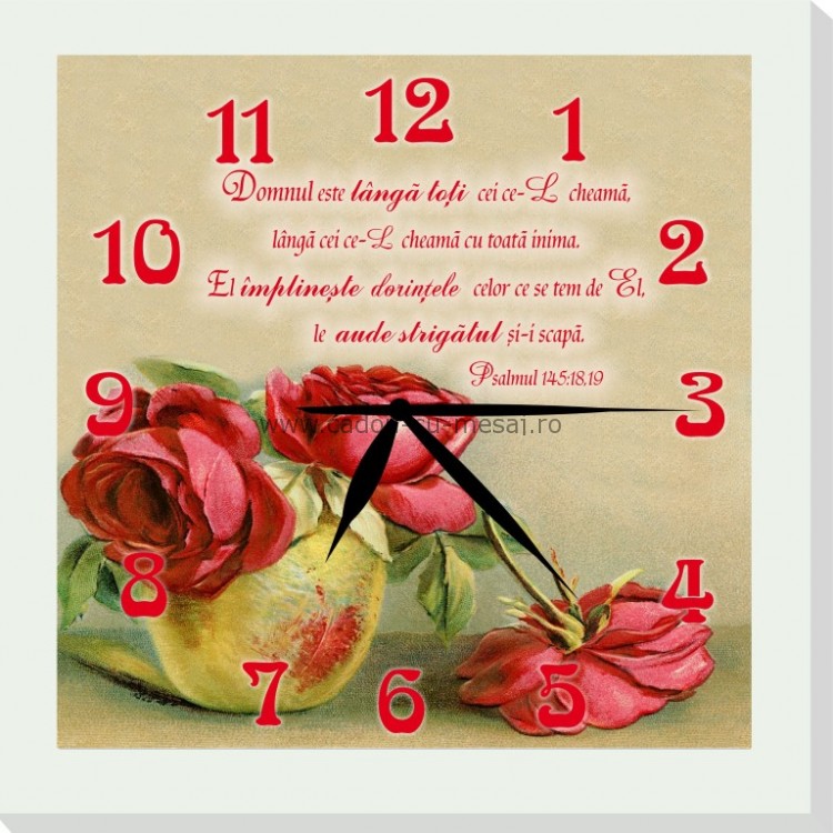 Ceas cu mesaj- Domnul este lângă toți