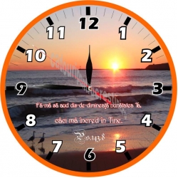 Ceas de perete - Psalmul 143:8 Fa-ma sa aud dis-de-dimineata bunatatea Ta, caci ma incred in Tine. - 20 cm Ceas de perete - Psalmul 143:8 Fa-ma sa aud dis-de-dimineata bunatatea Ta, caci ma incred in Tine. - 20 cm