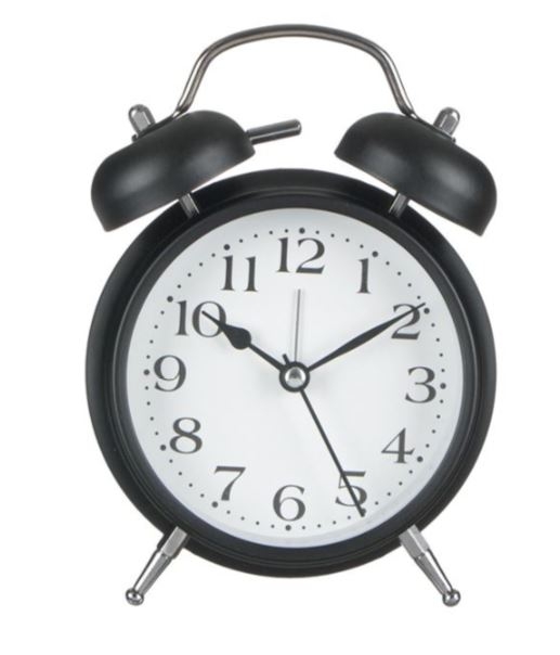 Ceas desteptator, negru Ceas desteptator, negru