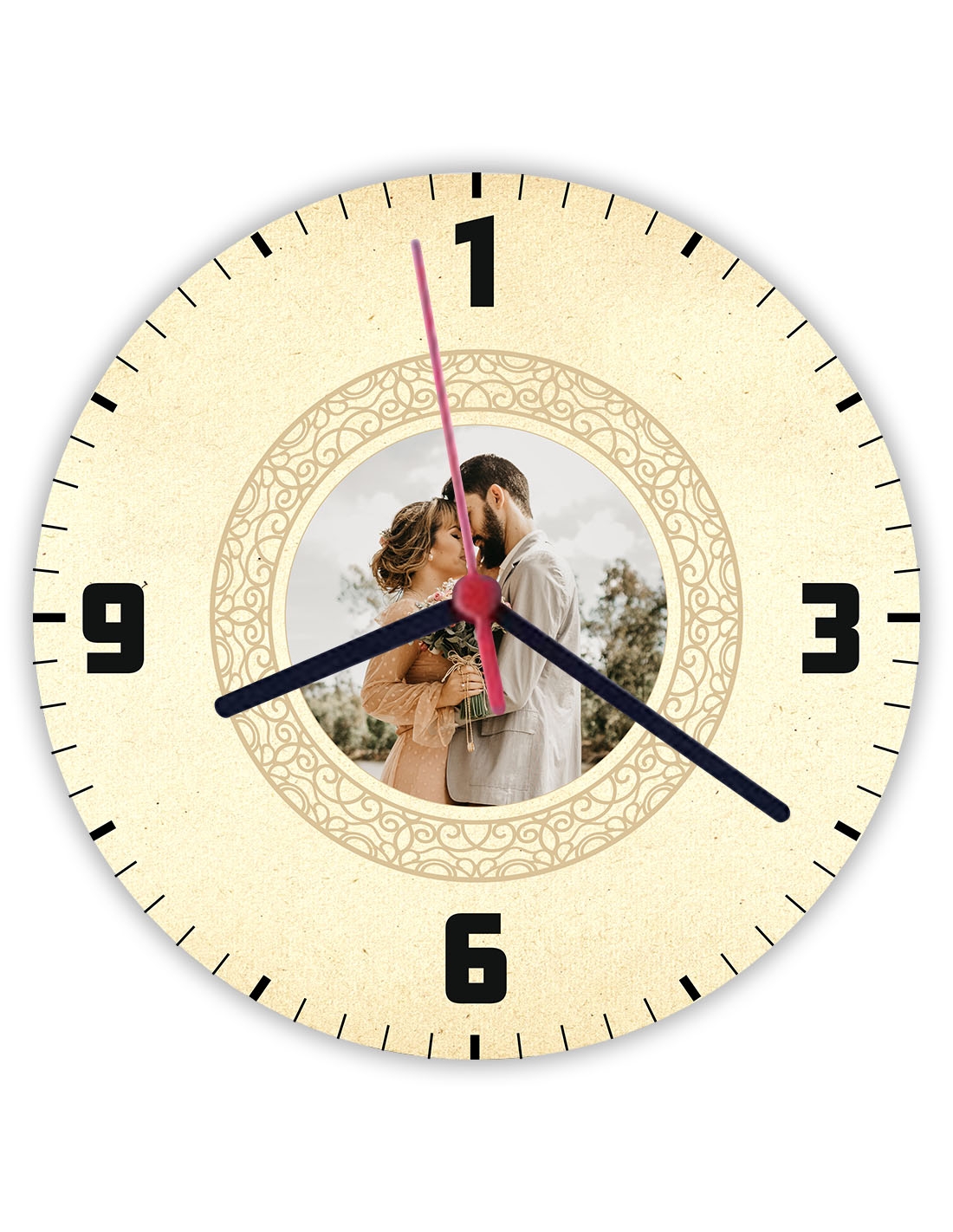 Ceas personalizat rotund cu poză