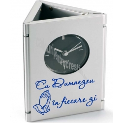 Ceas de birou pliabil - Cu Dumnezeu in fiecare zi