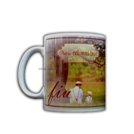 Cana cu mesaj colectia Familie - Cel mai bun fiu - tata