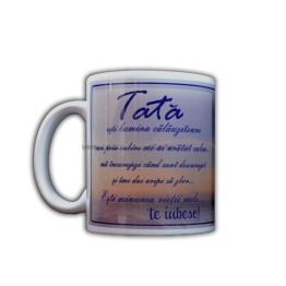 Cana cu mesaj colectia Familie - Cel mai bun tata - fiu Cana cu mesaj colectia Familie - Cel mai bun tata - fiu