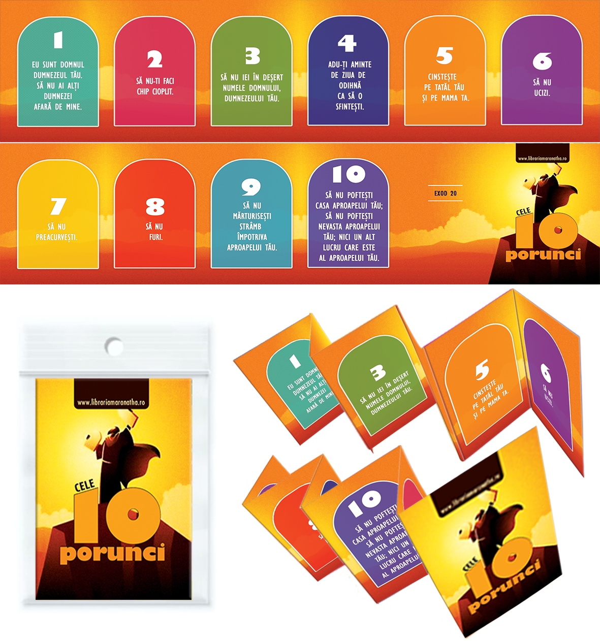 Cele 10 porunci ale lui Dumnezeu (format pentru copii) Cele 10 porunci ale lui Dumnezeu (format pentru copii)