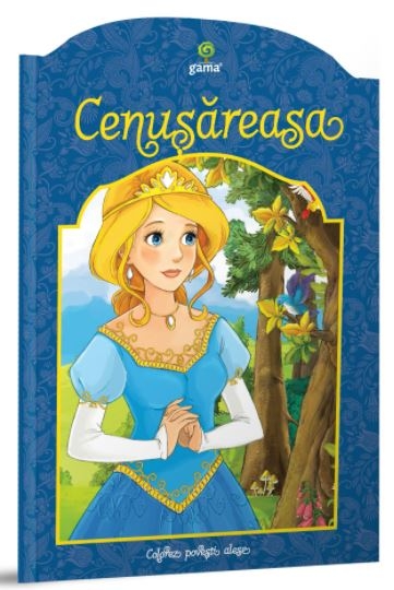 Cenusareasa - Carte de colorat cu povesti (3-6 ani) Cenusareasa - Carte de colorat cu povesti (3-6 ani)