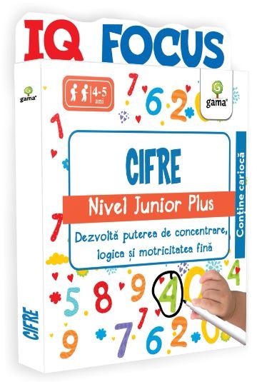 Cifre, nivel junior plus - Activitati cu fise pentru copii (4-5 ani) Cifre, nivel junior plus - Activitati cu fise pentru copii (4-5 ani)