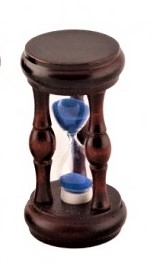 Clepsidra cu nisip - albastru (9 cm) Clepsidra cu nisip - albastru (9 cm)