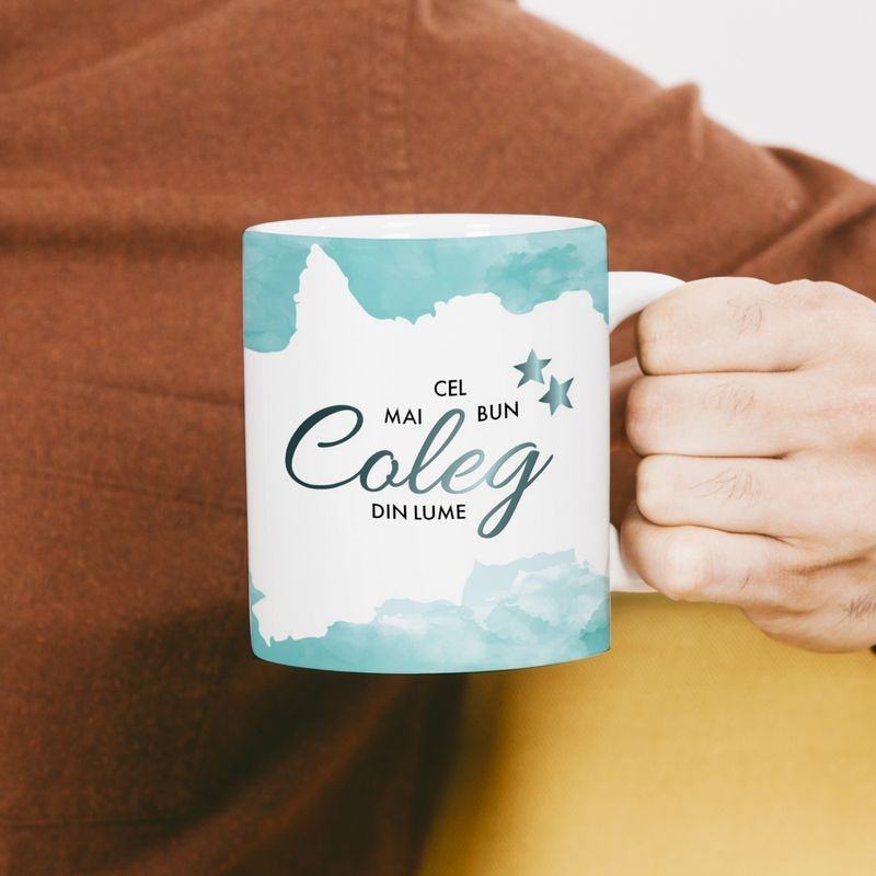 Cană personalizată cu text – Coleg Cană personalizată cu text – Coleg