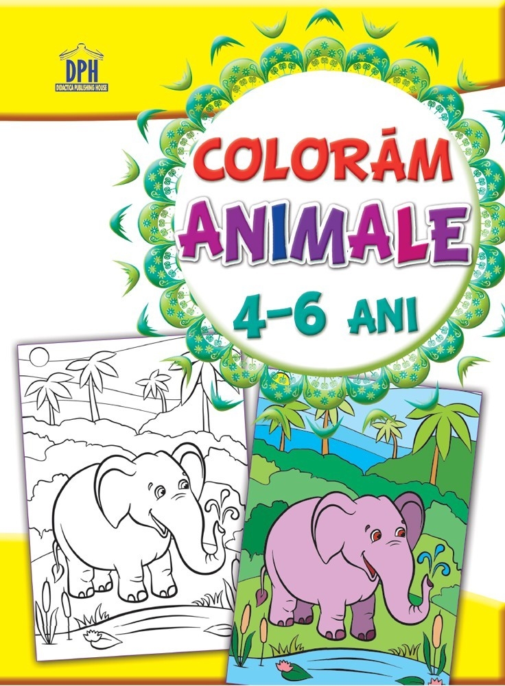 Coloram - Animale - Carte de colorat (4-6 ani) Coloram - Animale - Carte de colorat (4-6 ani)