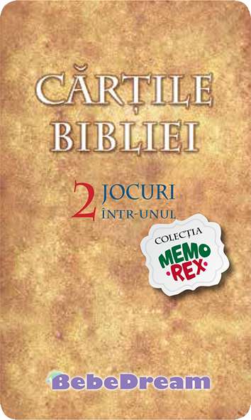 Joc Memo Rex - Cartile Bibliei Joc Memo Rex - Cartile Bibliei