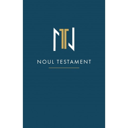 Noul Testament, editie J.F. Tipei, marime medie, coperta flexibila, bleumarin, cuv. lui Isus cu rosu