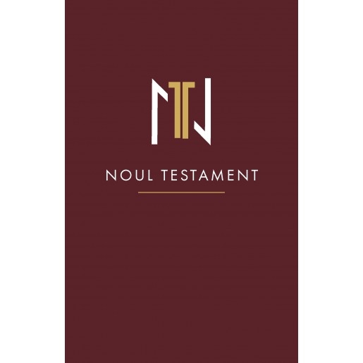 Noul Testament, editie J.F. Tipei, marime medie, coperta flexibila, visinie, cuv. lui Isus cu rosu
