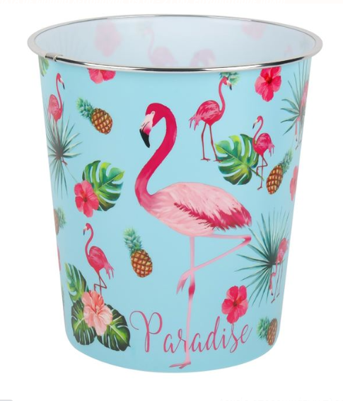 Produse din plastic - Cos gunoi birou, 6.35l - Flamingo, Paradise Produse din plastic - Cos gunoi birou, 6.35l - Flamingo, Paradise