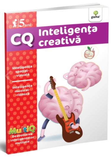 CQ, 5 ani - Inteligenta creativa - Carte cu activitati pentru copii (5-6 ani) CQ, 5 ani - Inteligenta creativa - Carte cu activitati pentru copii (5-6 ani)