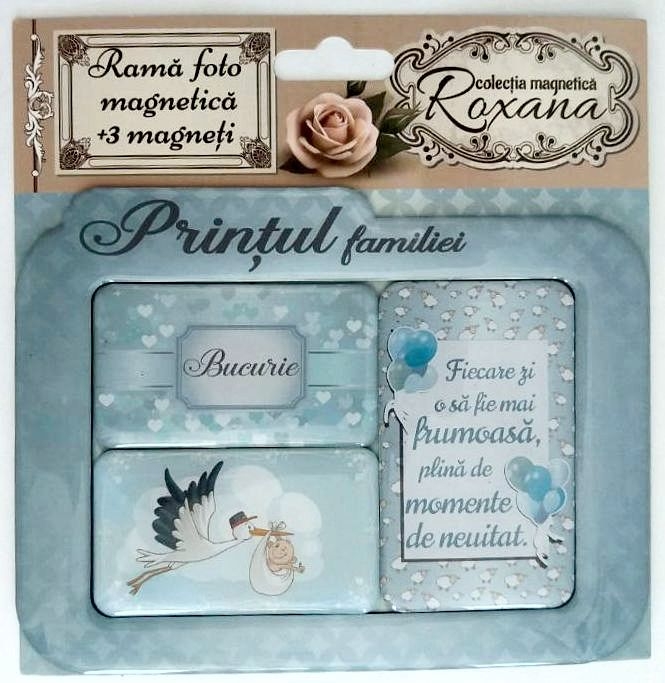 Rama foto magnetica + 3 magneti - Printul familiei Rama foto magnetica + 3 magneti - Printul familiei