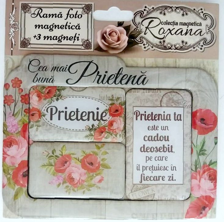Rama foto magnetica + 3 magneti - Cea mai buna Prietena Rama foto magnetica + 3 magneti - Cea mai buna Prietena