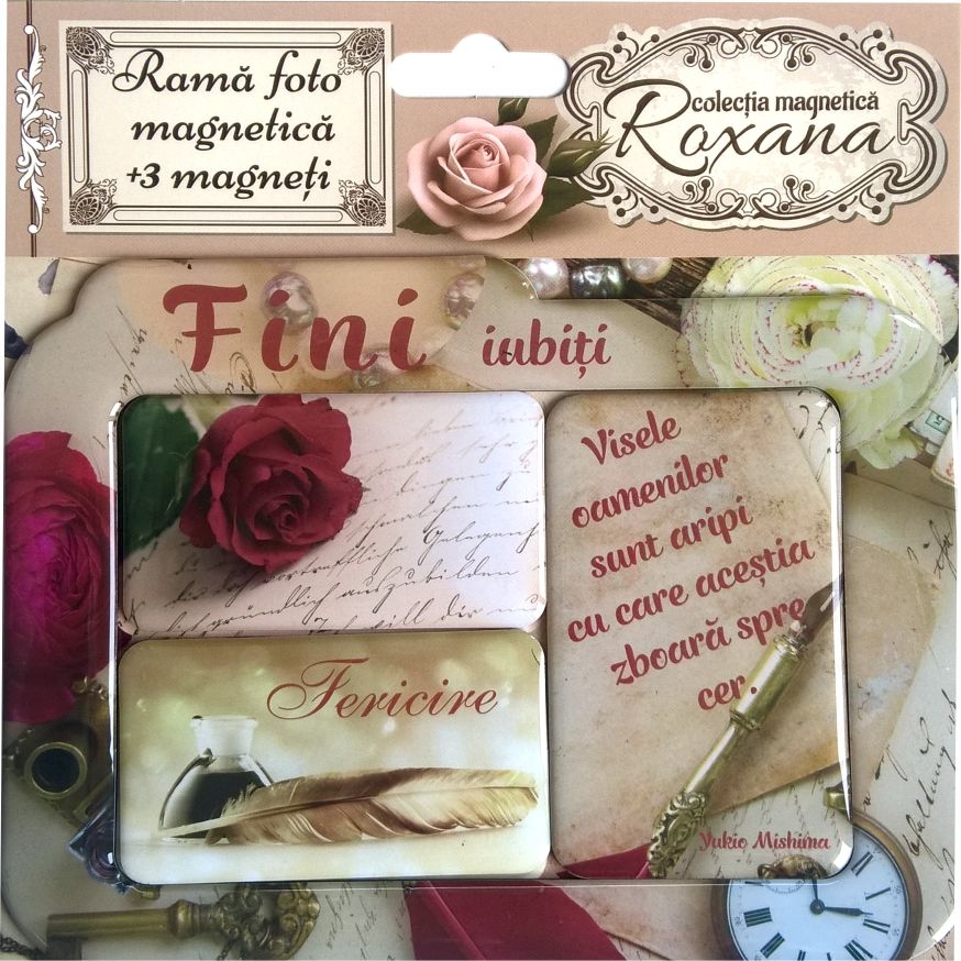 Rama foto magnetica + 3 magneti - Fini iubiti Rama foto magnetica + 3 magneti - Fini iubiti