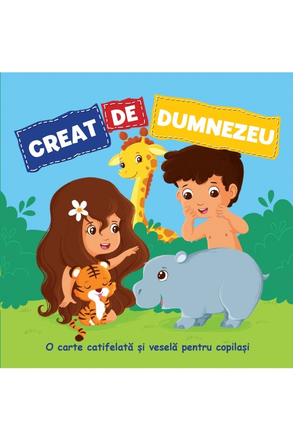 Creat de Dumnezeu - carte din material textil