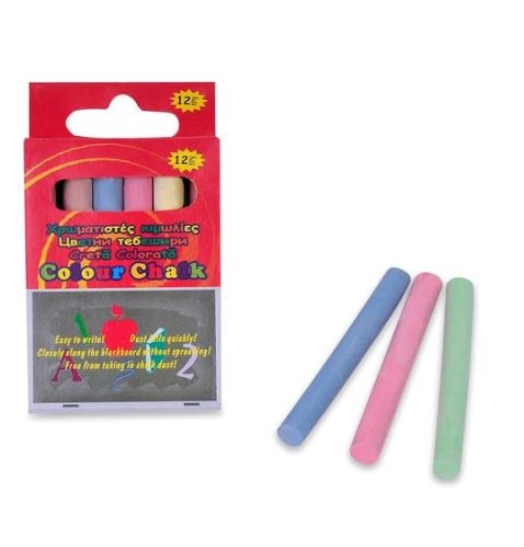 Creta colorata, 12 buc. - Activitati pentru copii (3+) Creta colorata, 12 buc. - Activitati pentru copii (3+)