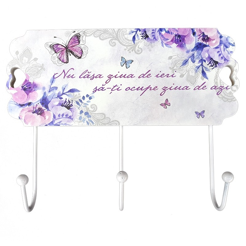 Cuier lemn flori - Nu lasa ziua de ieri.. Cuier lemn flori - Nu lasa ziua de ieri..