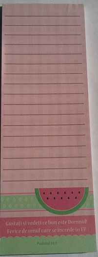 Lista de cumparaturi si magnet (cu versete biblice) Lista de cumparaturi si magnet (cu versete biblice)