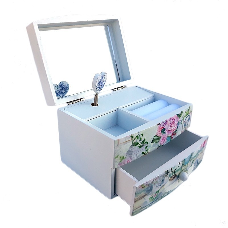 Cutie muzicala - 1 sertar si oglinda Cutie muzicala - 1 sertar si oglinda