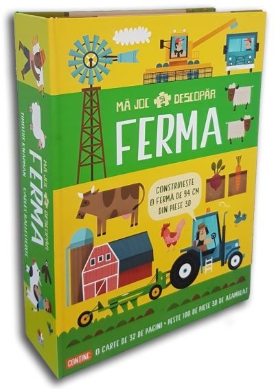 Ma joc si descopar - Ferma (contine puzzle) (3-5 ani) Ma joc si descopar - Ferma (contine puzzle) (3-5 ani)