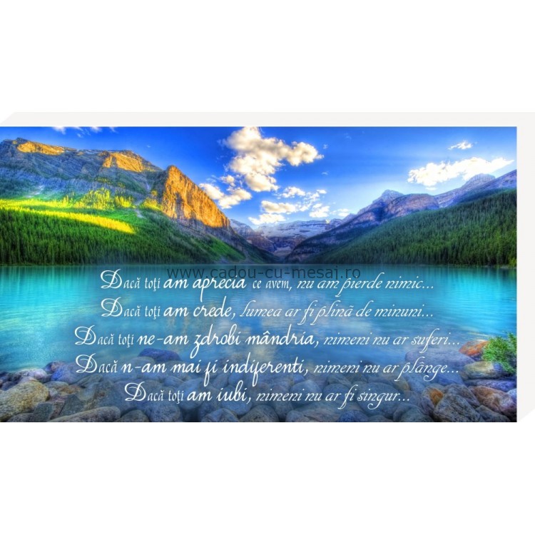Dacă toți am aprecia- Placheta birou Dacă toți am aprecia- Placheta birou