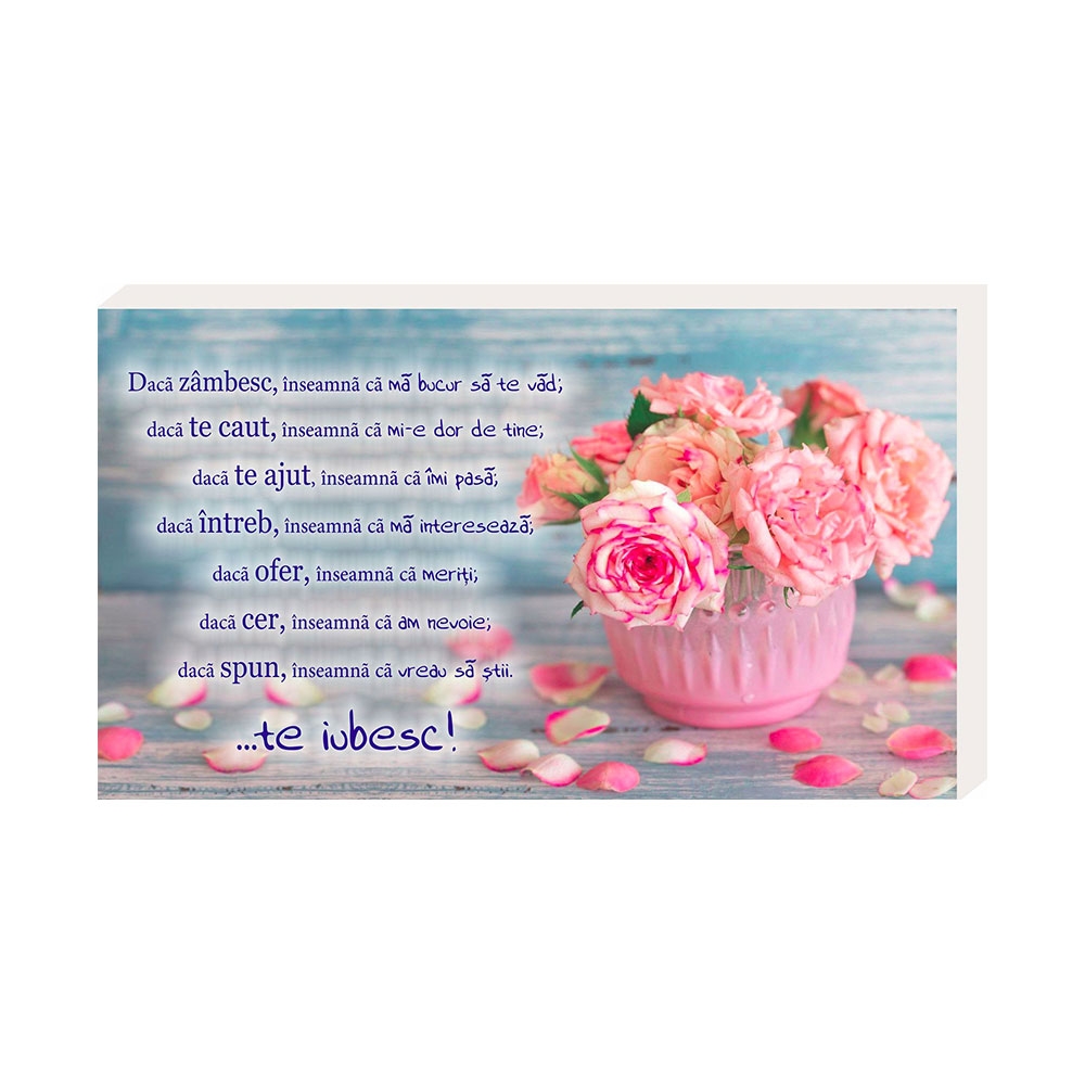 Placheta birou - Dacă zâmbesc Placheta birou - Dacă zâmbesc