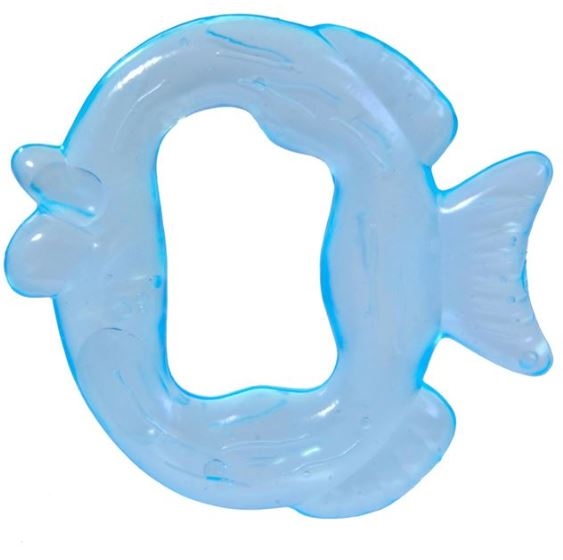 Jucarie dentitie silicon - Peste albastru (0M+)
