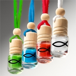 Odorizant auto cu aromă de briză oceanică - personalizat cu pește (albastru) Odorizant auto cu aromă de briză oceanică - personalizat cu pește (albastru)