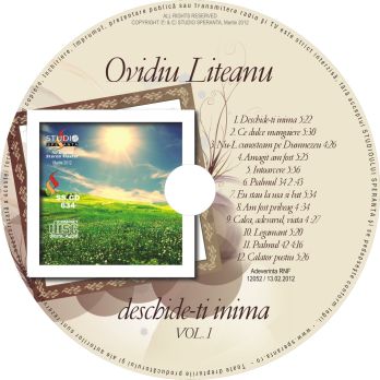 CD Ovidiu Liteanu - Deschide-ti inima, vol.1