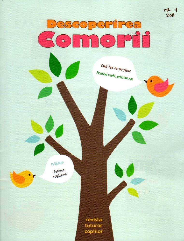 Descoperirea comorii nr. 4 - revista de colorat si jocuri crestine pentru copii