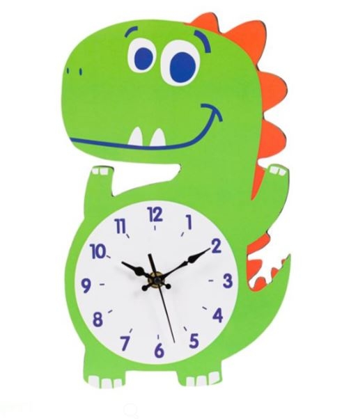 Ceas de perete MDF - Dinozaur (30x18x0.5 cm) Ceas de perete MDF - Dinozaur (30x18x0.5 cm)