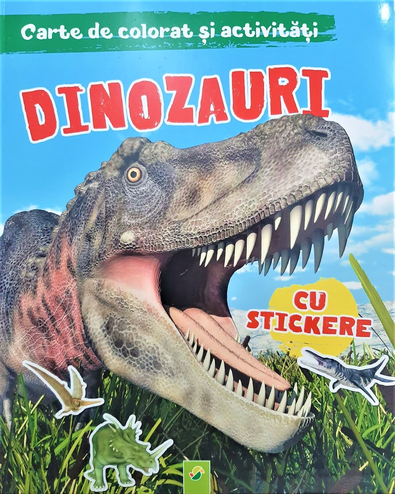 Carte de colorat si activitati - DINOZAURI - Carte cu activitati pentru copii (5+) Carte de colorat si activitati - DINOZAURI - Carte cu activitati pentru copii (5+)