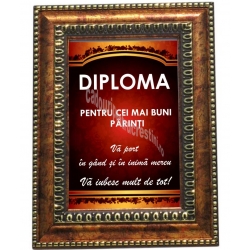 Diploma in rama Pentru cei mai buni parinti! Diploma in rama Pentru cei mai buni parinti!