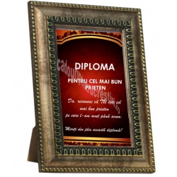 Diploma in rama Pentru cel mai bun Prieten Diploma in rama Pentru cel mai bun Prieten