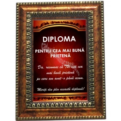 Diploma - Pentru cea mai buna prietena