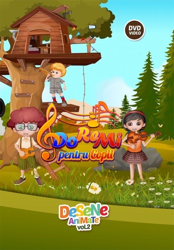 DoReMi pentru copii, Desene animate - Vol.2, DVD DoReMi pentru copii, Desene animate - Vol.2, DVD