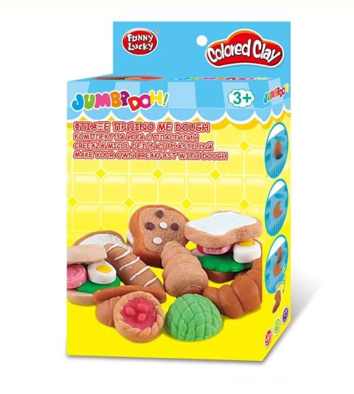 Creeaza micul dejun cu Plastilina, DOH - Activitati pentru copii (3+) Creeaza micul dejun cu Plastilina, DOH - Activitati pentru copii (3+)