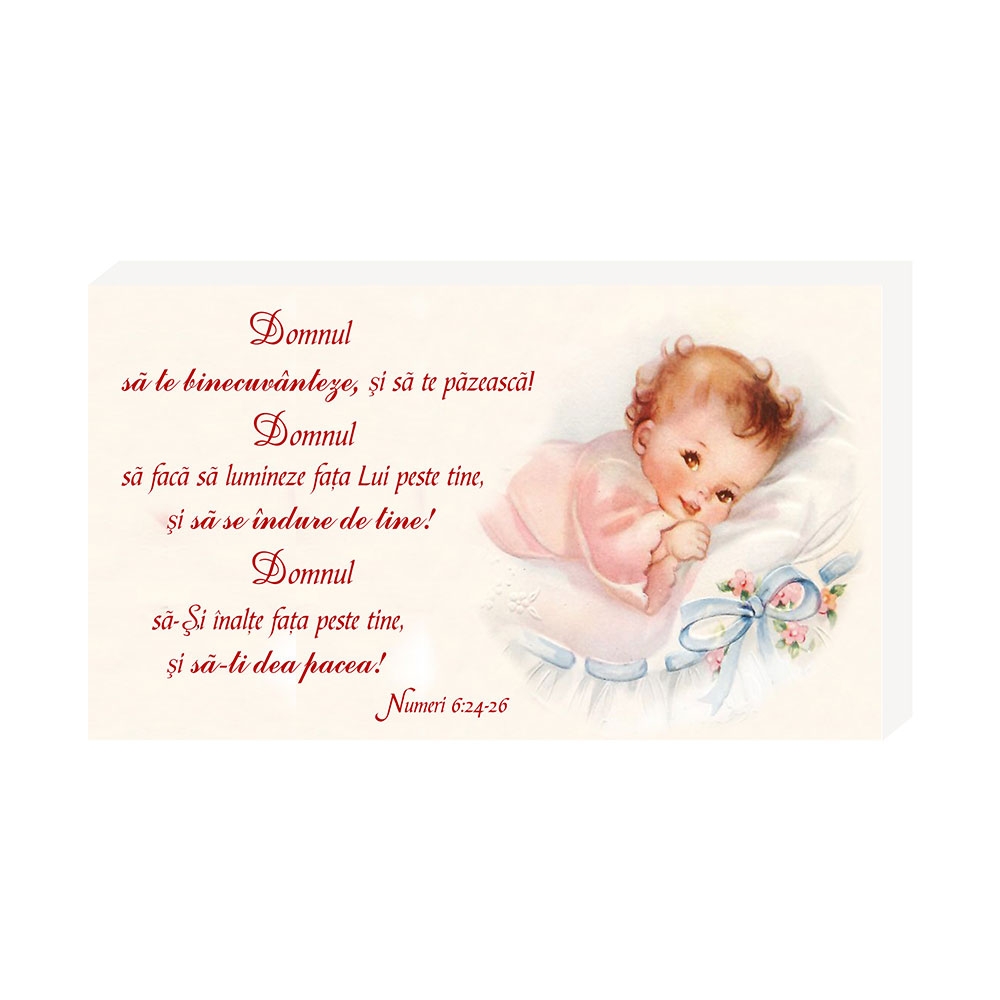 Placheta birou - Domnul să te binecuvânteze Placheta birou - Domnul să te binecuvânteze