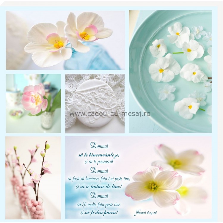 Tablou colaj vintage - Domnul să te binecuvanteze 2 (30x30 cm) Tablou colaj vintage - Domnul să te binecuvanteze 2 (30x30 cm)