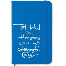 Carnetel A6 - Pot totul in Hristos! (albastru deschis) Carnetel A6 - Pot totul in Hristos! (albastru deschis)