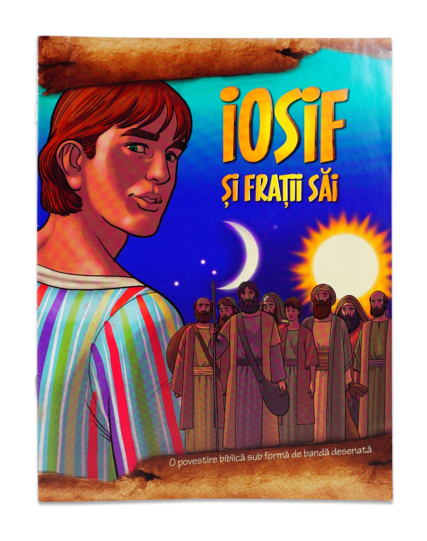 Iosif şi fraţii săi - povestire biblica pe banda desenata Iosif şi fraţii săi - povestire biblica pe banda desenata