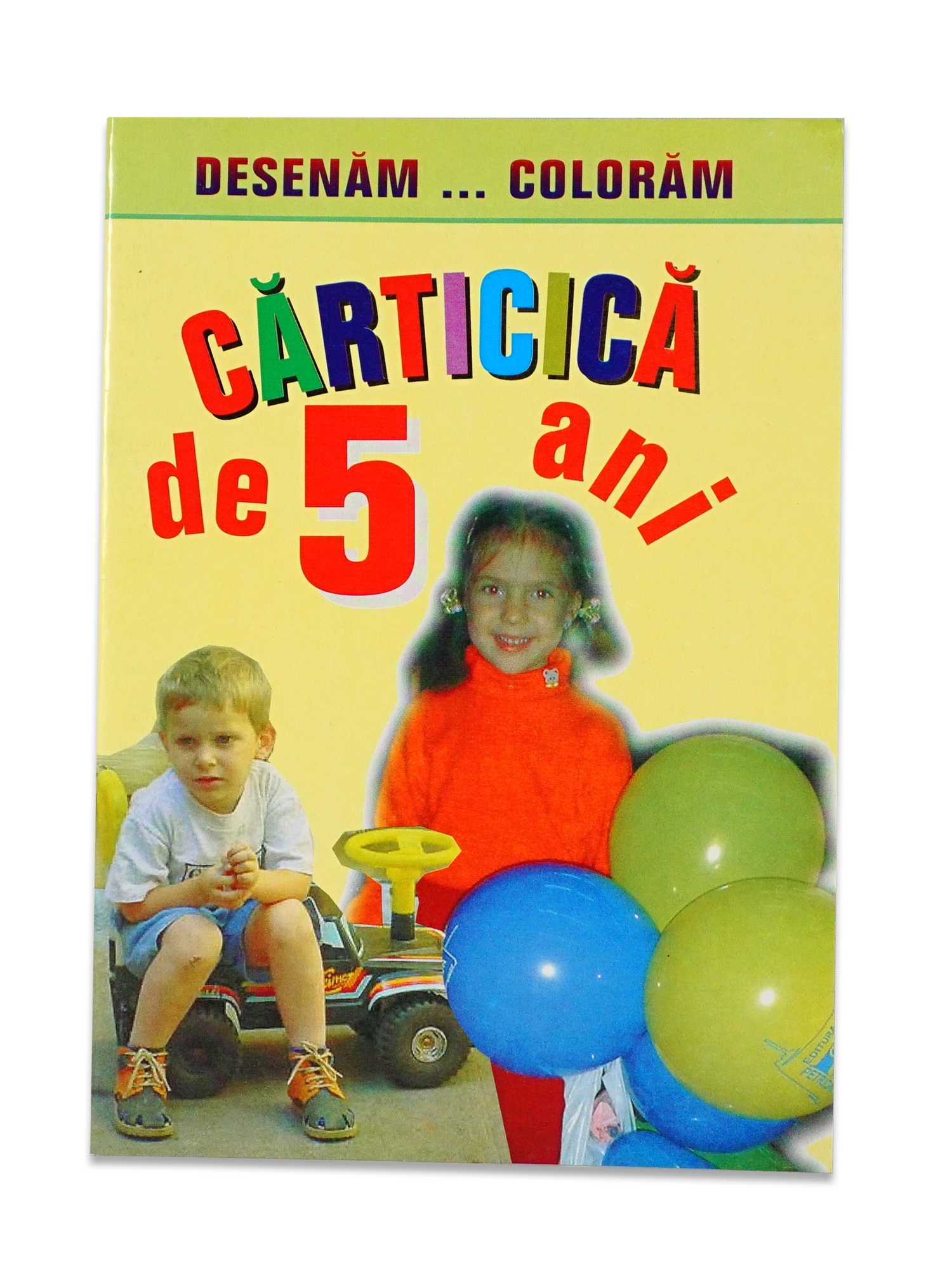 Carticica de 5 ani - Carte de colorat Carticica de 5 ani - Carte de colorat