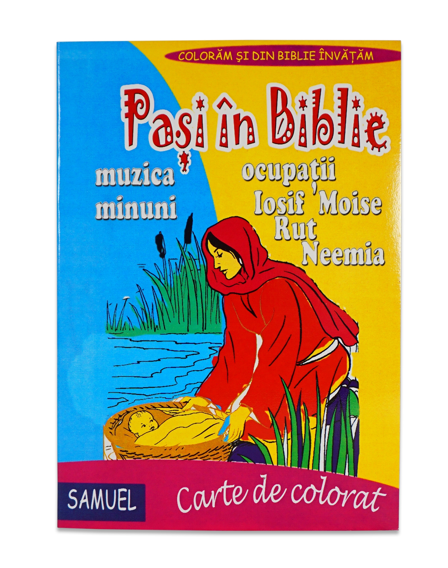 Pasi in Biblie - Carte biblica de colorat Pasi in Biblie - Carte biblica de colorat